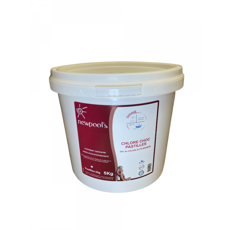 CHLORE CHOC PASTILLES 20g - 5kg